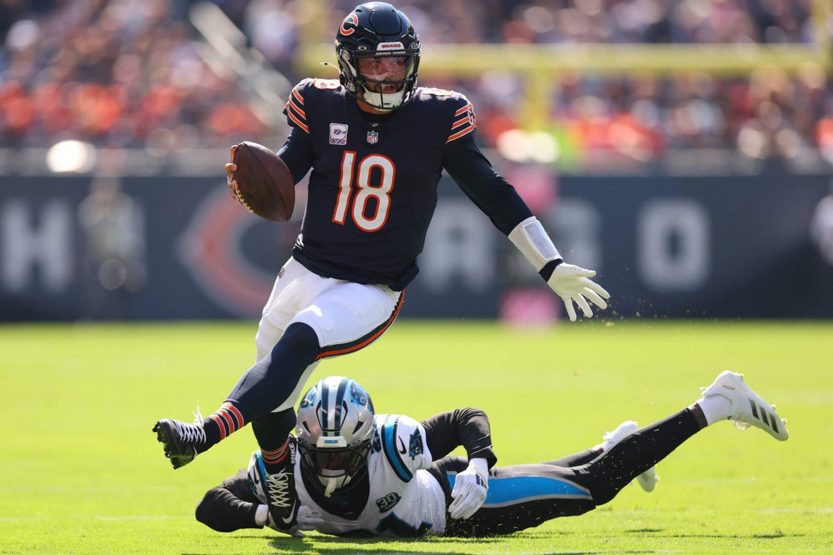 Bears QB Caleb Williams vs. a bad team, the blitz and the wind: 5 takeaways