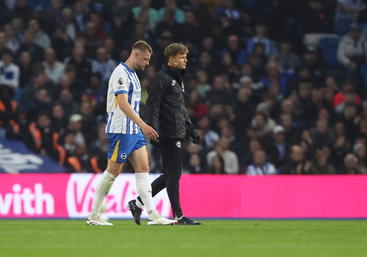 Brighton & Hove Albion’s Adam Webster sustains hamstring injury, doubt for Newcastle game