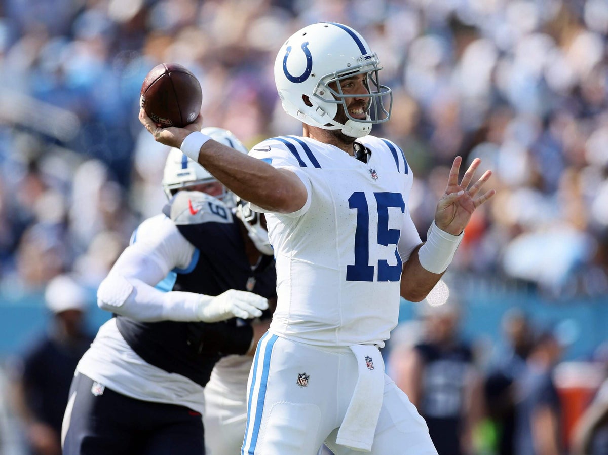 Colts bench QB Anthony Richardson, will start Joe Flacco in Week 9