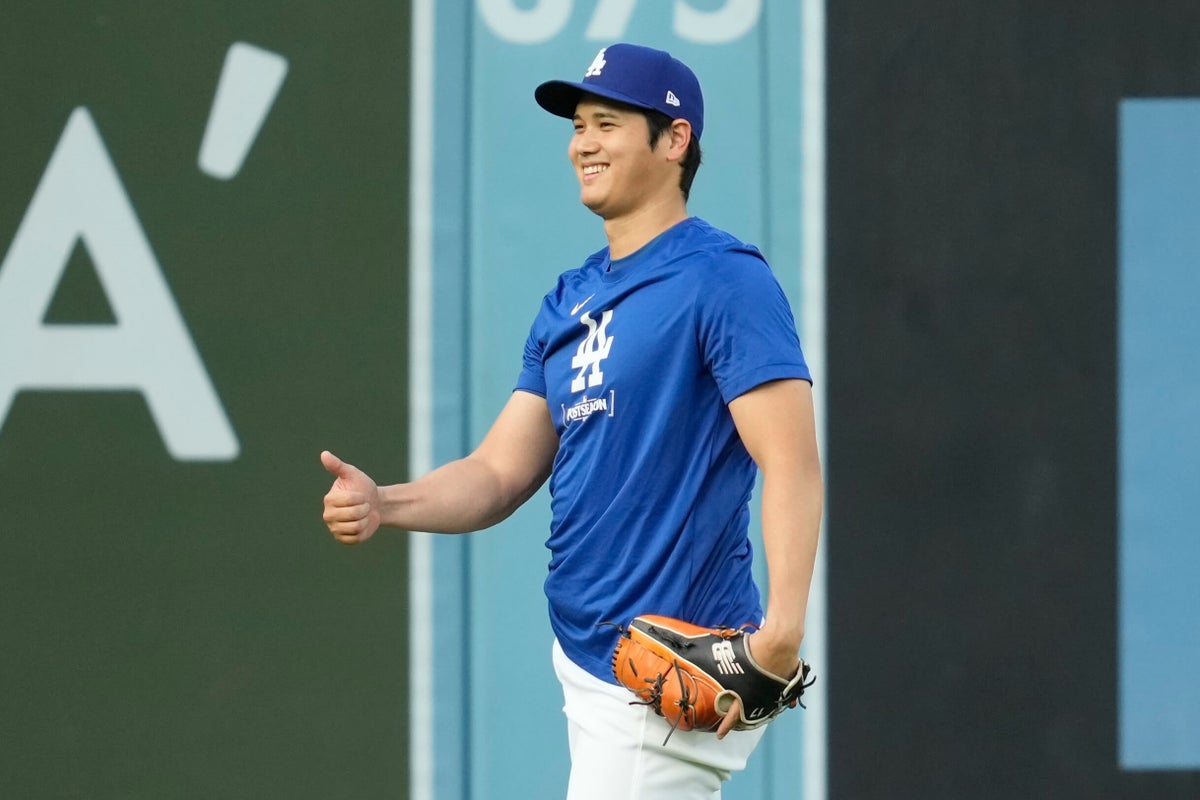 Dodgers’ Shohei Ohtani is excited, not nervous ahead of first MLB postseason