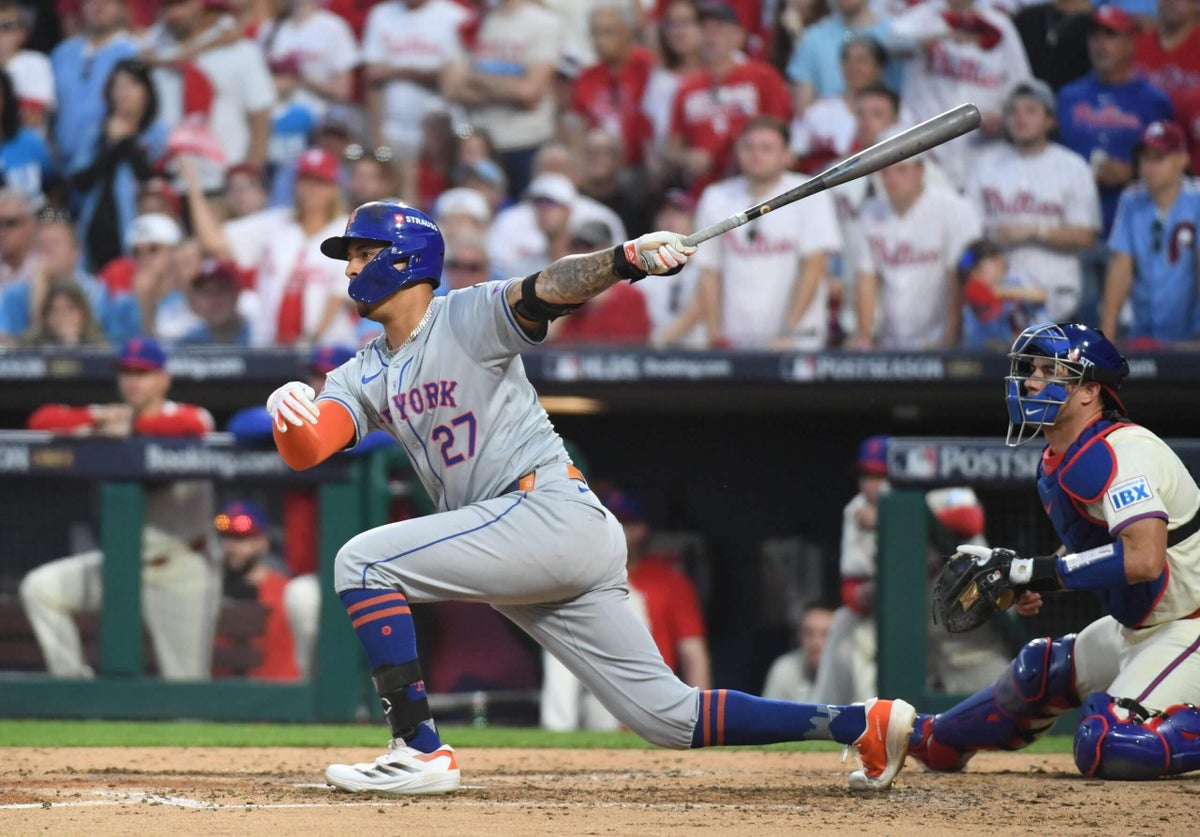 Mets wait out Zack Wheeler, rock Phillies with 5-run 8th inning to win Game 1: Takeaways