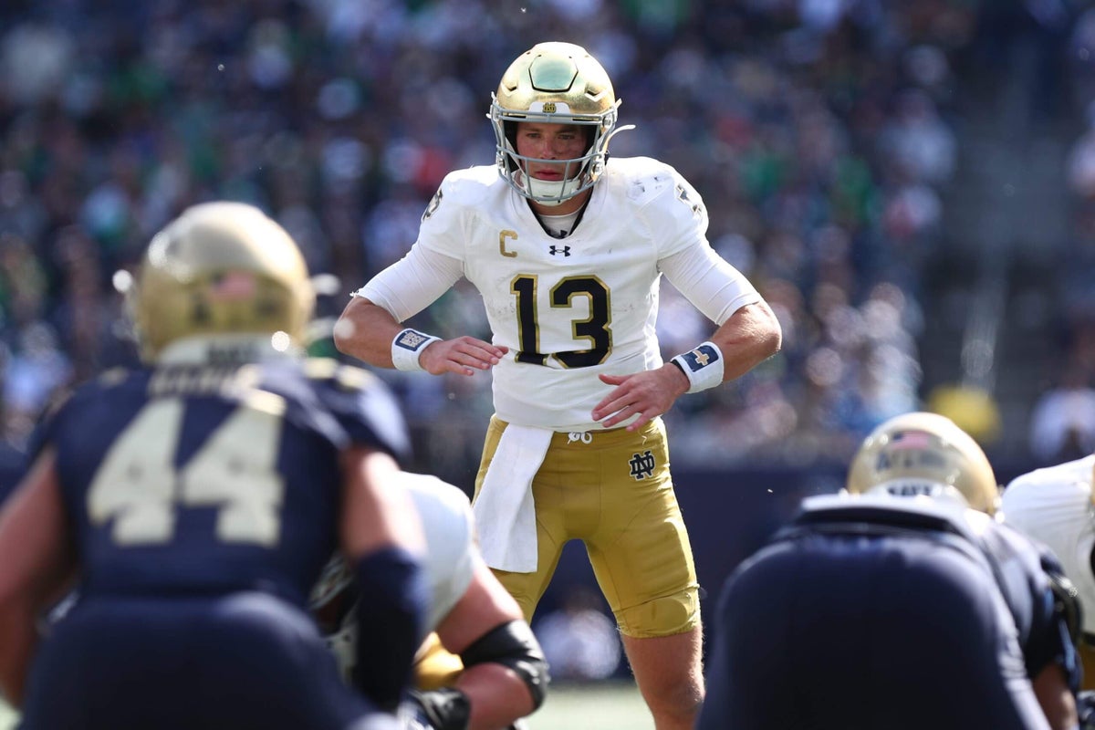 Notre Dame final thoughts after Navy: Riley Leonard vs. Jack Coan? Playoff chances?