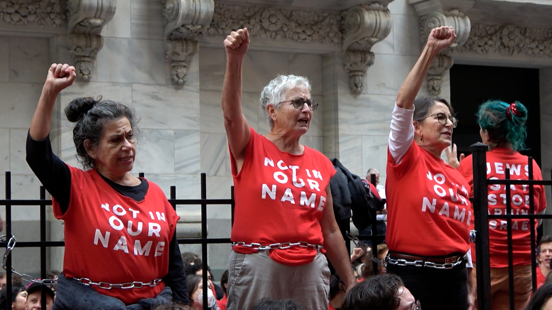 Protesters block New York stock exchange over US arms for Israel | Protests