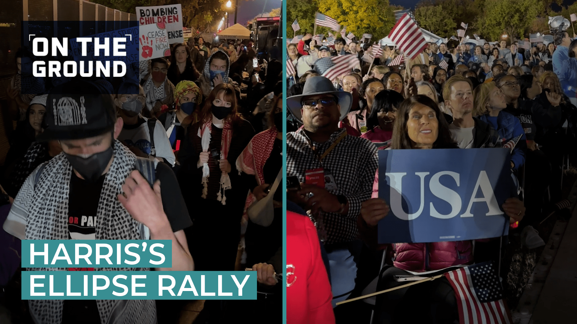 Harris’s Ellipse Rally | US Election 2024