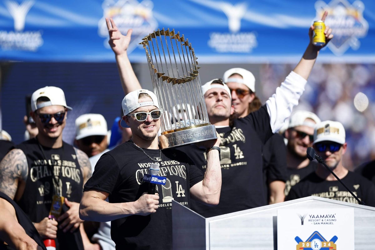 Scenes from a Dodgers World Series parade: ‘Best thing I’ve ever been a part of’