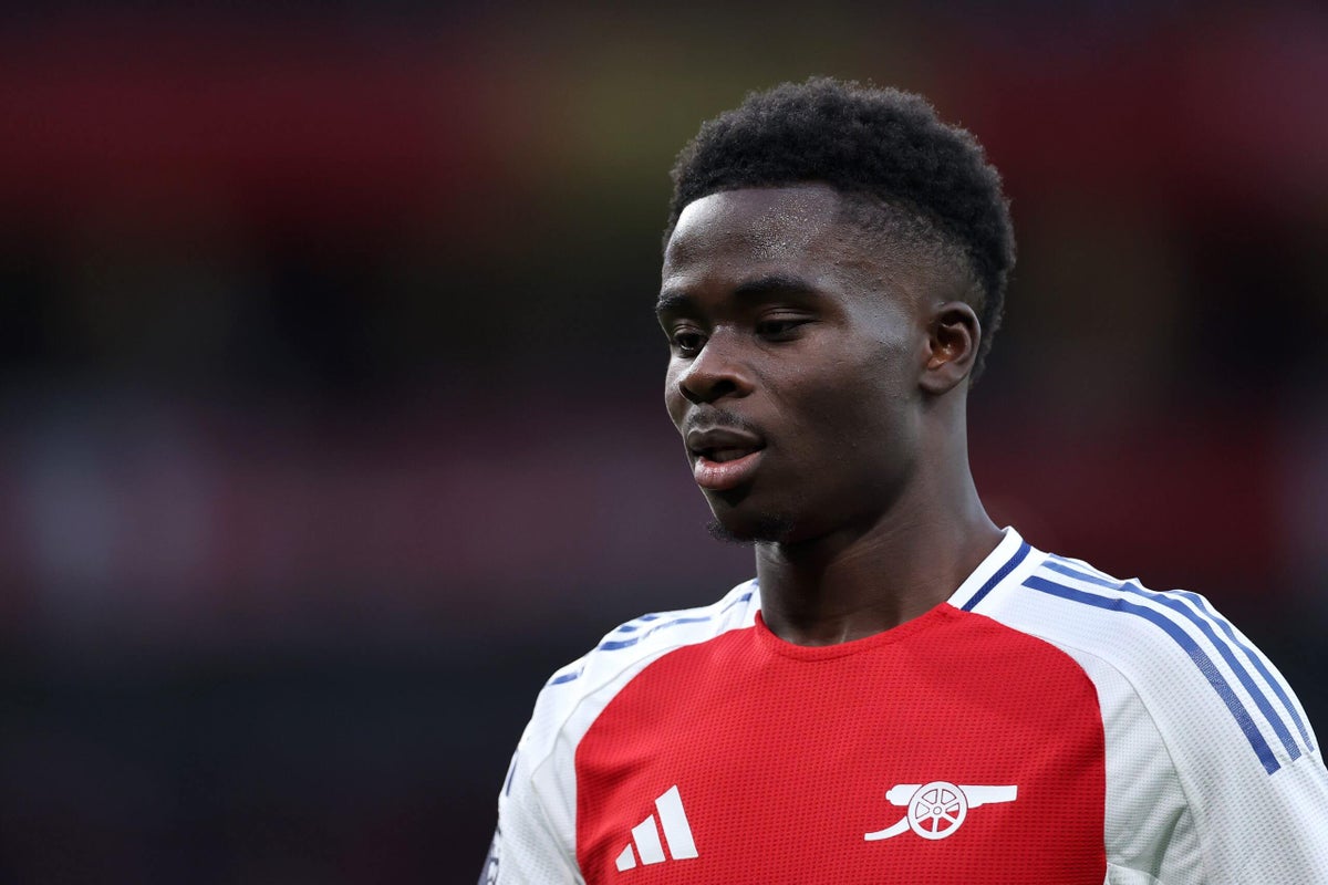 Arsenal’s Bukayo Saka ‘out for many weeks’ with hamstring injury – Mikel Arteta