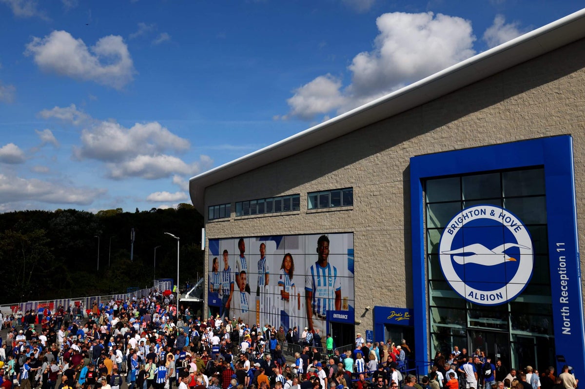 Brighton moving away section at Amex Stadium to give themselves better home advantage