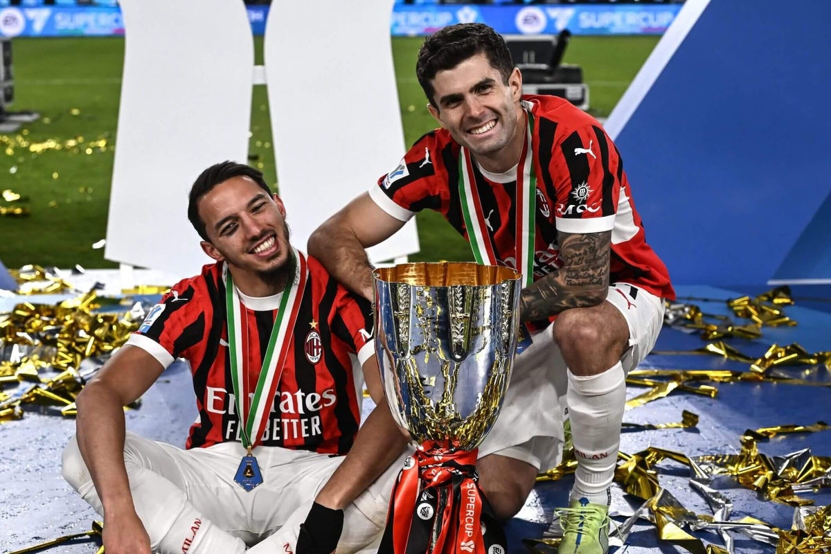 Christian Pulisic inspires Milan to Super Cup win, clinches his first trophy for the club