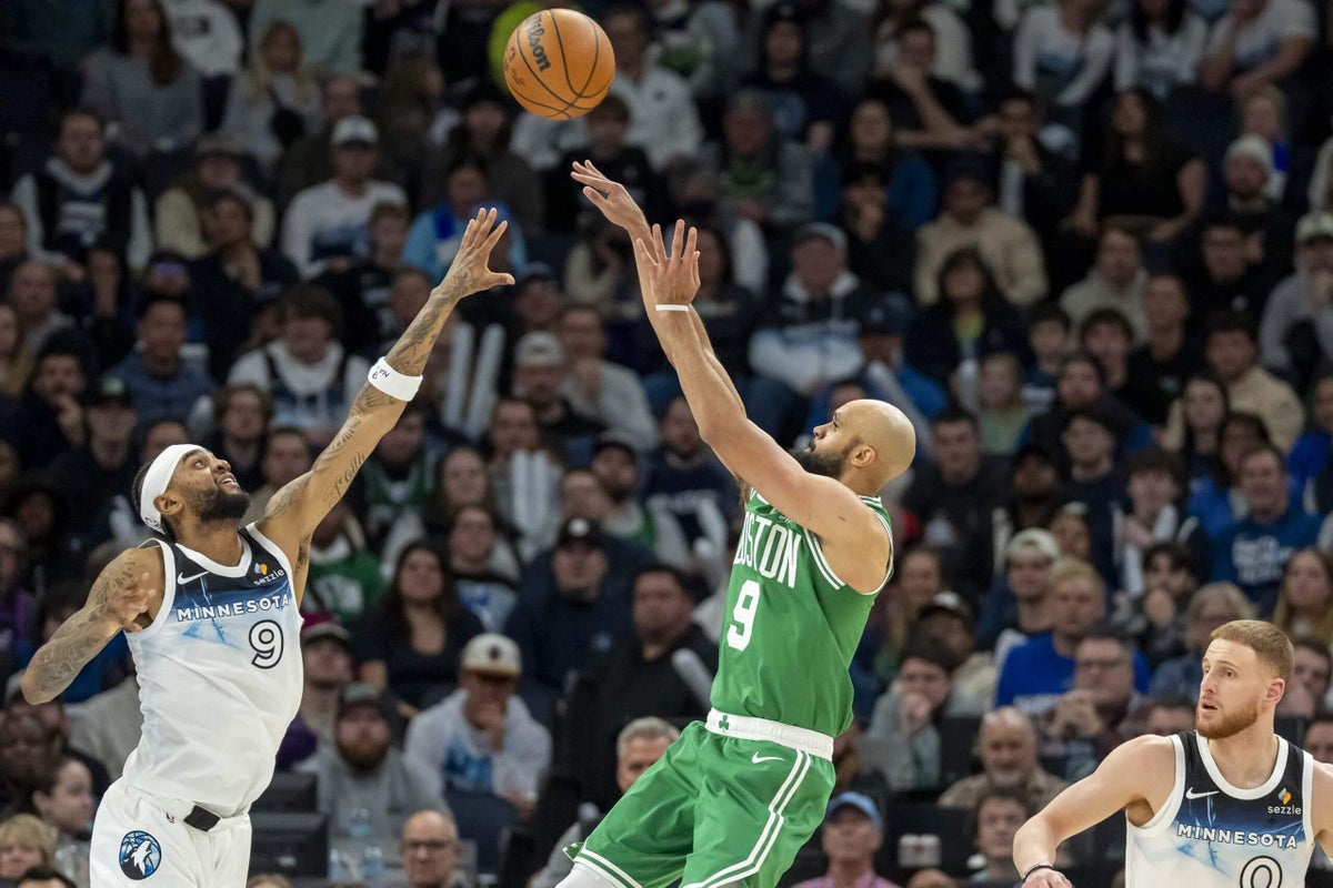 Derrick White energized, Jayson Tatum asks for Anthony Edwards in Celtics win